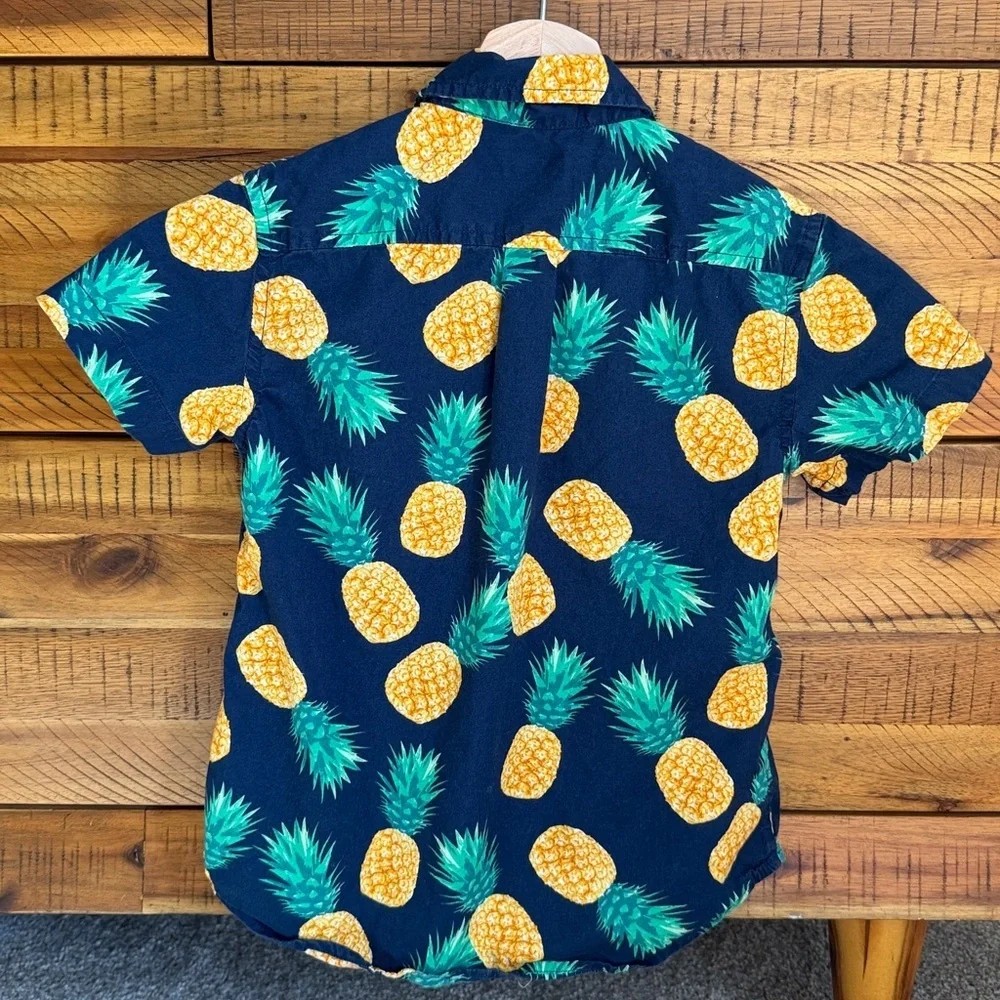 Crewcuts Navy Pineapple 🍍 Print Shirt